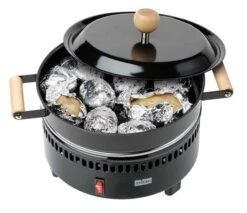 Stöckli Marroniofen Mit Holzgriff, Inkl. Grill-& Crêpe-Platte 9 Stöckli Marroniofen Mit Holzgriff, Inkl. Grill-& Crêpe-Platte -Küchenbedarf Laden 0085 52 4