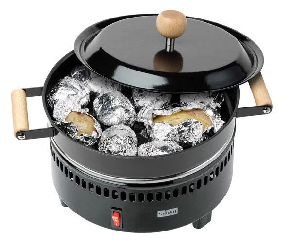 Stöckli Marroniofen Mit Holzgriff, Inkl. Grill-& Crêpe-Platte 5 Stöckli Marroniofen Mit Holzgriff, Inkl. Grill-& Crêpe-Platte – Bild 3