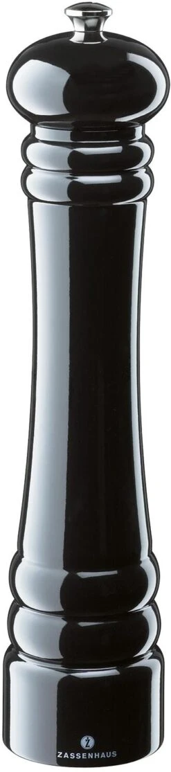 Zassenhaus Pfeffermühle Berlin Schwarz Glänzend