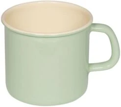 Riess Becher Aus Emaille In Nilgrün