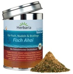 Herbaria Fisch Ahoi, Fischgewürz -Küchenbedarf Laden 05007220 Fisch Ahoi bio 85g M Dose 3