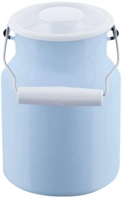 Riess Milchkanne Aus Emaille In Pastell-blau