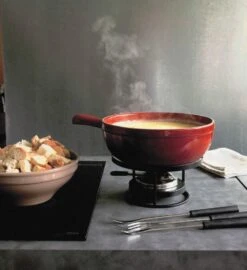 Emile Henry Käsefondue-Set In Fusain -Küchenbedarf Laden 2014 HD Fondue l