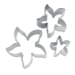 Städter Ausstechform Jasmin-Blüte 4 / 3 / 2 Cm Set, 3-teilig