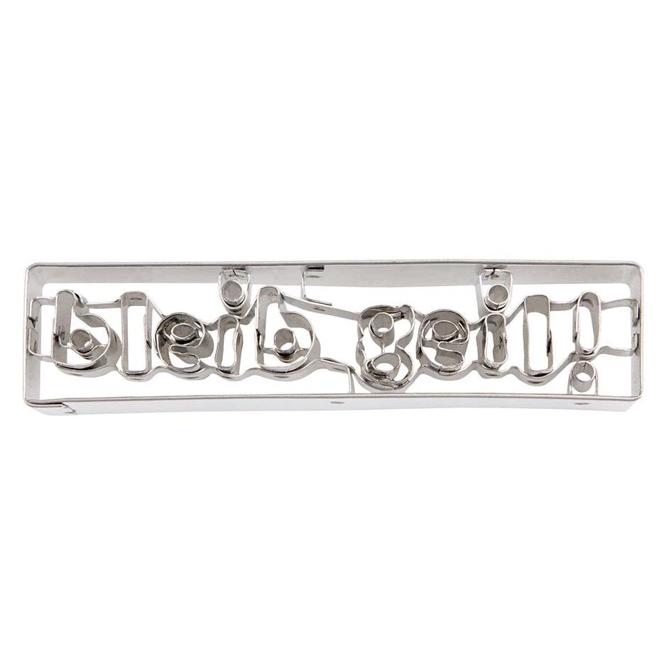 Städter Ausstechform Bleib Geil! 10 Cm 3 Städter Ausstechform Bleib Geil! 10 Cm