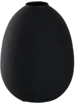 Leonardo Vase CASOLARE 16,4 Cm Schwarz Metall