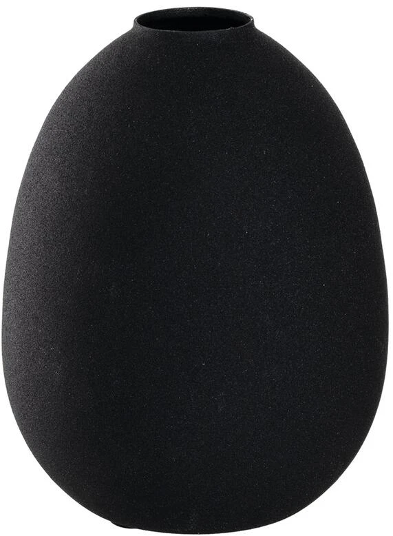 Leonardo Vase CASOLARE 16,4 Cm Schwarz Metall 3 Leonardo Vase CASOLARE 16,4 Cm Schwarz Metall