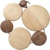 Kuhn Rikon Holzkette-Untersetzer Ahorn/Walnuss -Küchenbedarf Laden 211 20157 ps