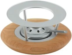 Kuhn Rikon Rechaud Kirschholz Mit Silberbrenner