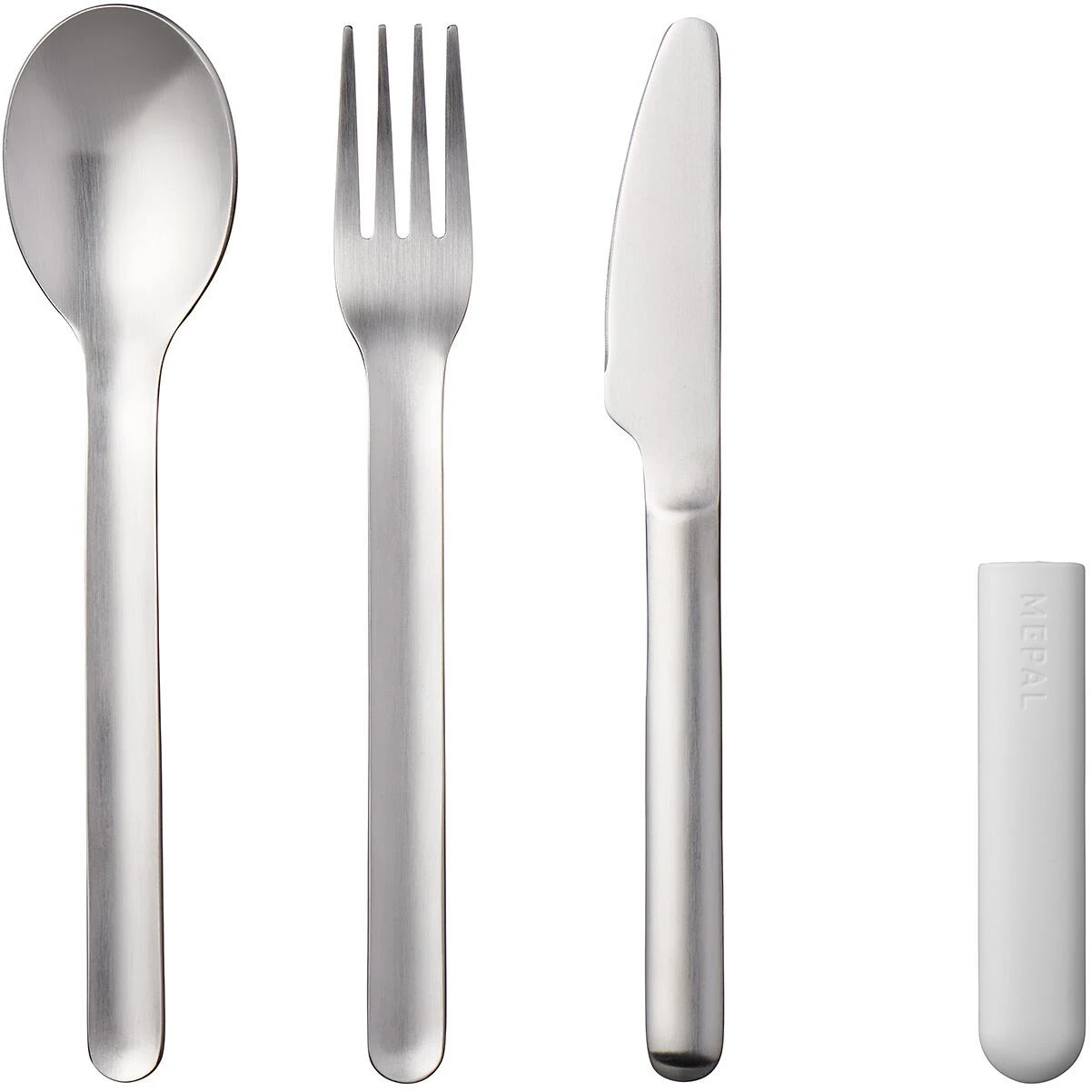 Mepal Besteckset Bloom 3-teilig - Weiß 3 Mepal Besteckset Bloom 3-teilig - Weiß