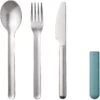 Mepal Besteckset Bloom 3-teilig - Nordic Green