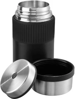 Esbit SCULPTOR Edelstahl Thermobehälter Mit Manschette, 1L, Schwarz -Küchenbedarf Laden 219 FJ1000SC SL BK 4