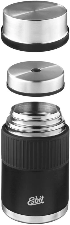 Esbit SCULPTOR Edelstahl Thermobehälter Mit Manschette, 1L, Schwarz -Küchenbedarf Laden 219 FJ1000SC SL BK 5