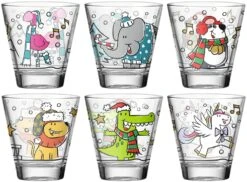 Leonardo Trinkglas BAMBINI 6 Stück Sortiert 215 Ml Natale