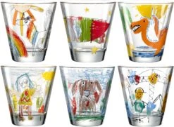 Leonardo Trinkglas BAMBINI 6 Stück Sortiert 215 Ml