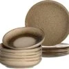 Leonardo Tellerset MATERA 12-teilig Beige Keramik -Küchenbedarf Laden 221 026045 0 K