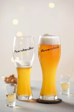 Leonardo Weizenbierglas PRESENTE 500 Ml ′Männerabend′ -Küchenbedarf Laden 221 044522 1 K