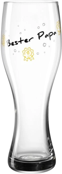 Leonardo Weizenbierglas PRESENTE 500 Ml ′Bester Papa′