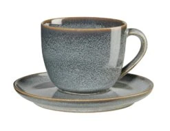 ASA Cappuccinotasse Mit Untertasse Saisons Denim