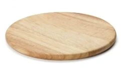 Continenta Vesperteller Rund Aus Gummibaumholz