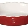 Emile Henry Pie Dish Modern Classics Mit Wellenrand In Rot 1 Emile Henry Pie Dish Modern Classics Mit Wellenrand In Rot -Küchenbedarf Laden 36 6121 neu xl