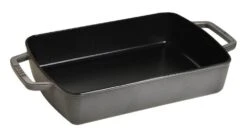 Staub Auflaufform Aus Gusseisen 30 X 20 Cm In Graphitgrau