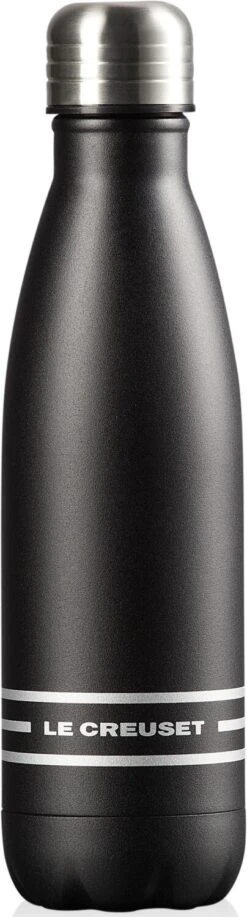 Le Creuset Trinkflasche In Schwarz Matt