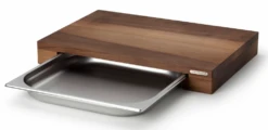 Continenta Schneidebrett Aus Walnuss Mit Schublade