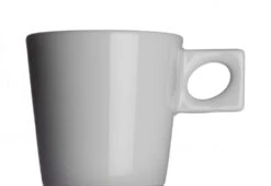 NYNY Cappuccinotasse Von Porzellanfabrik Walküre, Weiß