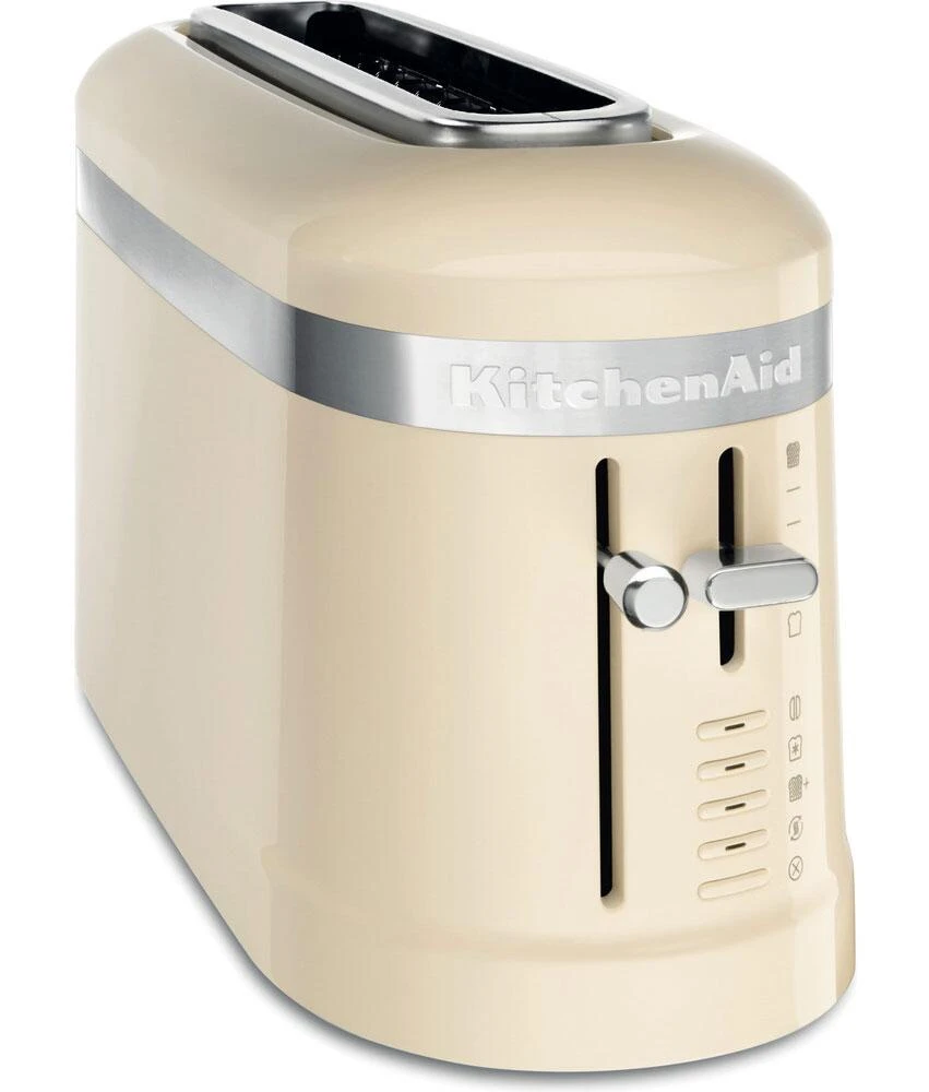 KitchenAid Design 2-Scheiben Langschlitztoaster In Creme 3 KitchenAid Design 2-Scheiben Langschlitztoaster In Creme