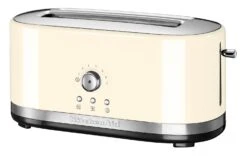 KitchenAid Langschlitztoaster Mit Manueller Bedienung In Creme