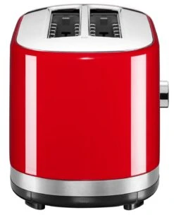 KitchenAid Langschlitztoaster Mit Manueller Bedienung In Empire Rot -Küchenbedarf Laden 5KMT4116EER SideLeft