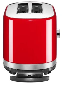 KitchenAid Langschlitztoaster Mit Manueller Bedienung In Empire Rot -Küchenbedarf Laden 5KMT4116EER SideLeftOpen
