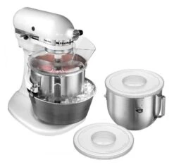 KitchenAid Küchenmaschine HEAVY DUTY In Weiß, 4,8 L -Küchenbedarf Laden 5KPM50 WH compo l