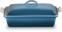 Le Creuset Auflaufform Tradition Mit Deckel, Rechteckig In Deep Teal