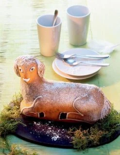 Kaiser 3D-Backform Lamm, Groß -Küchenbedarf Laden 658926 Maxi Lammform 2 1 l