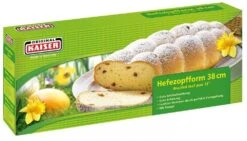 Kaiser Backform Hefezopf -Küchenbedarf Laden 658988 Verpackung Hefezopfform 2 l