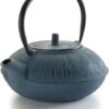 Lacor Teekanne Aus Gusseisen In Blau 1,1 L -Küchenbedarf Laden 68661 Foto tetera azul
