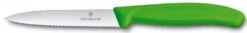 Victorinox SwissClassic Gemüsemesser Mit Wellenschliff, 10 Cm, Grün