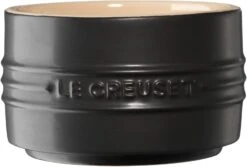 Le Creuset Förmchen, Stapelbar In Schwarz