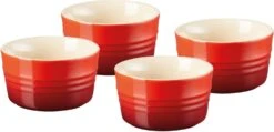 Le Creuset 4-er Set Förmchen In Kirschrot