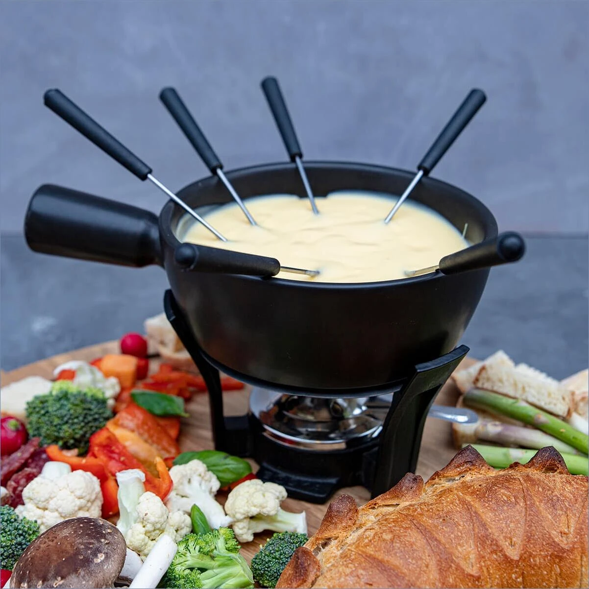 Boska Käsefondue-Set Nero 8 Boska Käsefondue-Set Nero – Bild 6