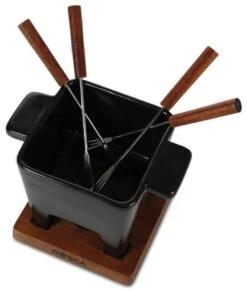 Boska Käsefondue-Set Tapas Schwarz, Groß -Küchenbedarf Laden 853529 PRO tapas fondue 005 neu l