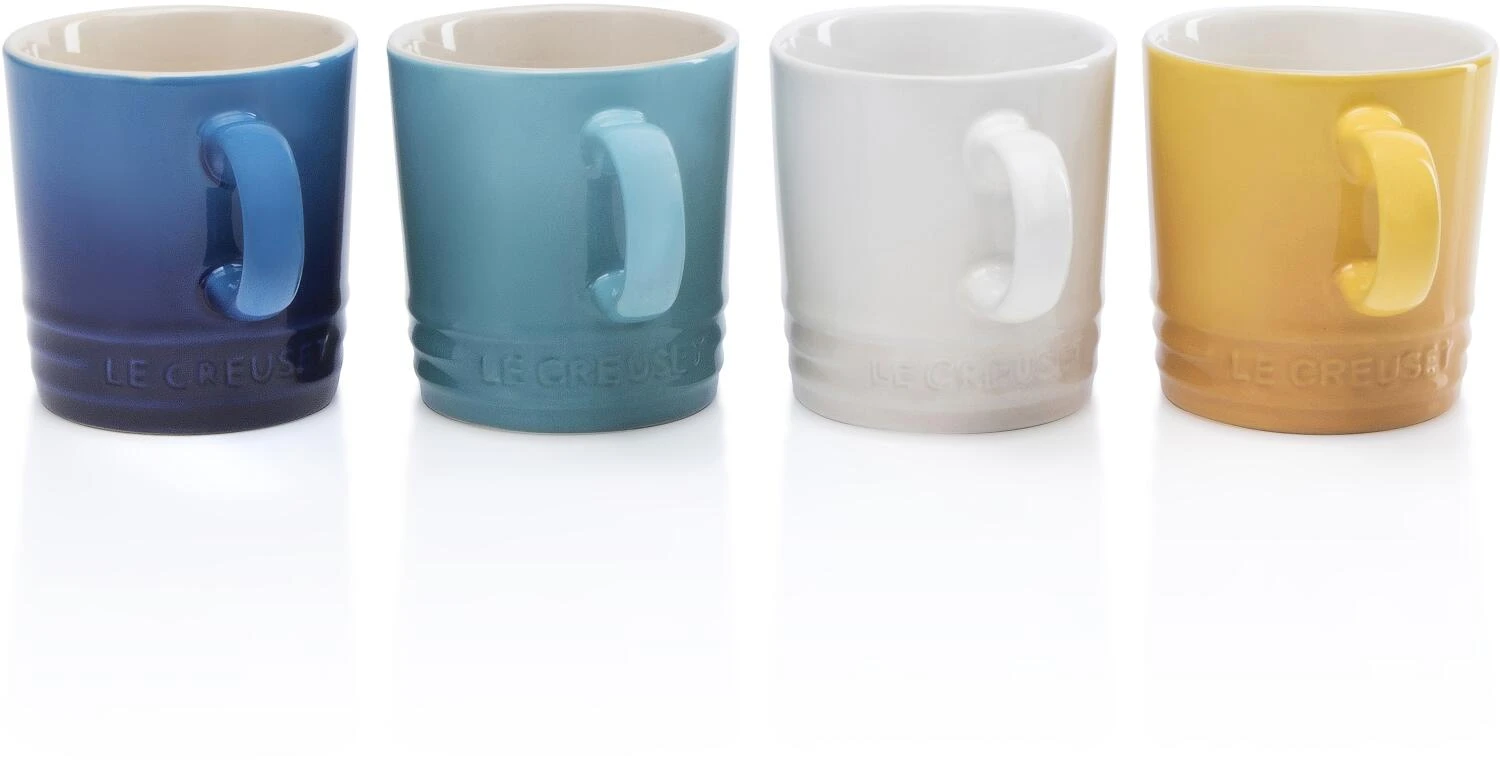 Le Creuset Espressotassen 4er-Set 100 Ml, Riviera 3 Le Creuset Espressotassen 4er-Set 100 Ml, Riviera