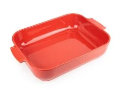 Appolia Auflaufform Rechteckig In Rot -Küchenbedarf Laden APPOLIA plat rectangle rouge 40 cm 60015