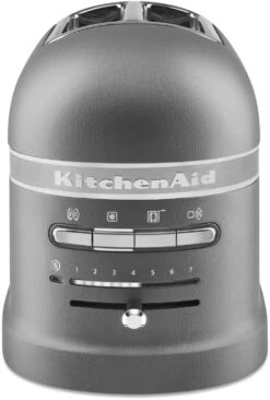KitchenAid Toaster ARTISAN 2-Scheiben In Imperial Grey -Küchenbedarf Laden ARTISAN Toaster 5KMT2204xGR P191756KP 020z