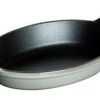 Staub Mini Auflaufform Oval Aus Gusseisen In Graphitgrau -Küchenbedarf Laden Auflaufform mini oval grau