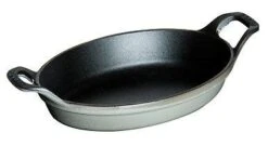 Staub Mini Auflaufform Oval Aus Gusseisen In Graphitgrau