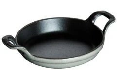 Staub Auflaufform Rund Aus Gusseisen In Graphitgrau