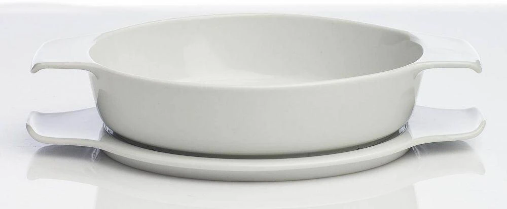 Eschenbach Flacher Topf Mit Deckel Cook & Serve In Weiß – Bild 2
